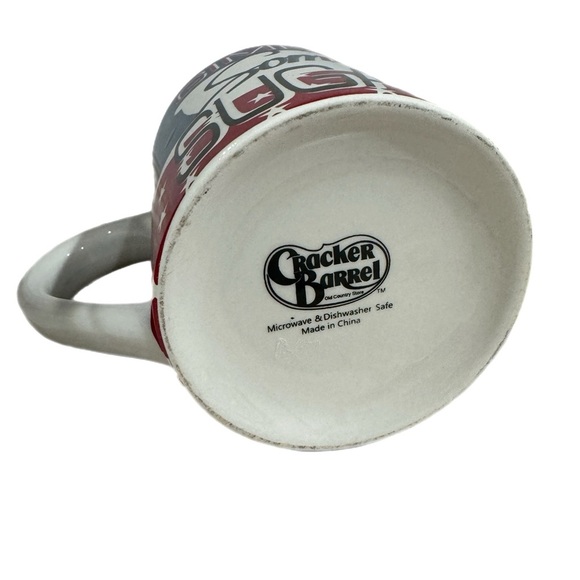 Cracker Barrel Collectible Ceramic Mug Give Me Some Sugar American Theme USA - Picture 8 of 8